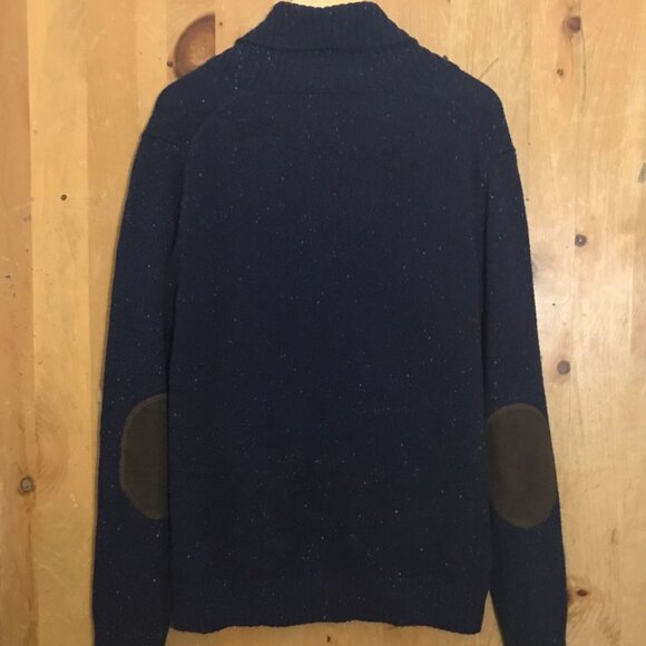 Perry Ellis Navy Blue Shawl Collar Cardigan – Size M - Picture 4 of 6